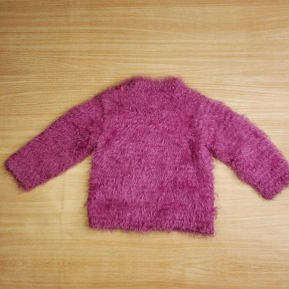 The Childrens Place Purple Toddler Eyelash Sweater